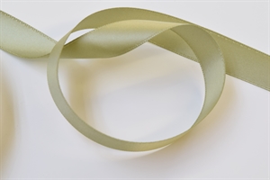 Band 25m/ 15mm, Double face Satin, kaki Band 25m/ 15mm, Double face Satin, kaki