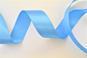 Band 25m/ 15mm, Double face Satin, hellblau Band 25m/ 15mm, Double face Satin, hellblau