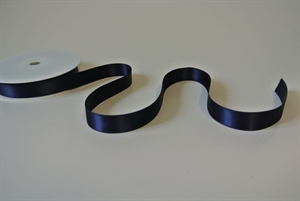 Band 25m/ 15mm, Double face Satin, navy-blau Band 25m/ 15mm, Double face Satin, navy-blau