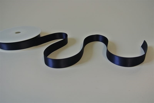 Band 25m/ 15mm, Double face Satin, navy-blau Band 25m/ 15mm, Double face Satin, navy-blau