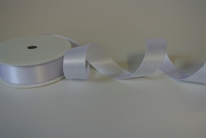 Band 25m/ 25mm, Double face Satin, weiss Band 25m/ 25mm, Double face Satin, weiss