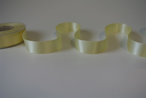 Band 25m/ 25mm, Double face Satin, elfenbein Band 25m/ 25mm, Double face Satin, elfenbein