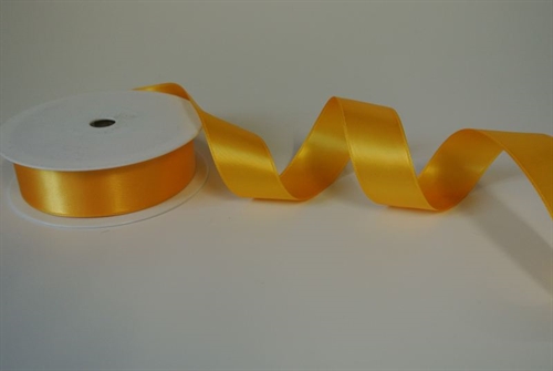 Band 25m/ 25mm, Double face Satin, dgelb Band 25m/ 25mm, Double face Satin, dgelb