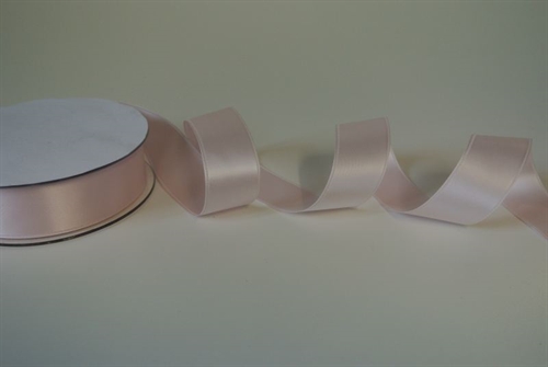 Band 25m/ 25mm, Double face Satin, hrosa Band 25m/ 25mm, Double face Satin, hrosa