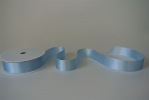 Band 25m/ 25mm, Double face Satin, lichtblau Band 25m/ 25mm, Double face Satin, lichtblau