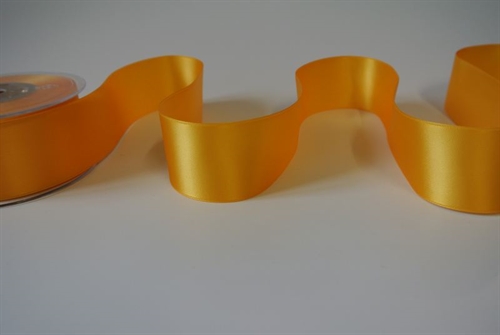 Band 25m/ 40mm, Double face Satin, dgelb Band 25m/ 40mm, Double face Satin, dgelb