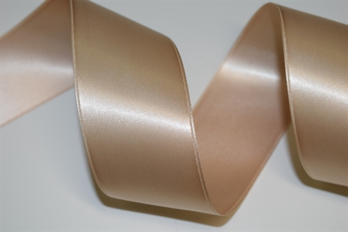 Band 25m/ 40mm, Double face Satin, dbeige