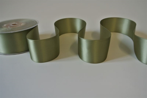 Band 25m/ 40mm, Double face Satin, kaki Band 25m/ 40mm, Double face Satin, kaki