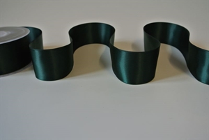 Band 25m/ 40mm, Double face Satin, dgrün Band 25m/ 40mm, Double face Satin, dgrün