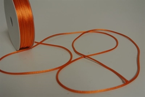 Band 25m/ 2mm, Seiden-Cord, orange Band 25m/ 2mm, Seiden-Cord, orange