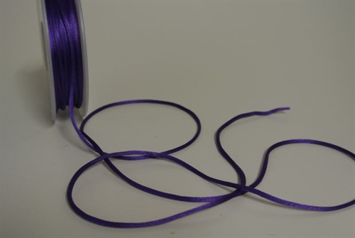 Band 25m/ 2mm, Seiden-Cord, violett