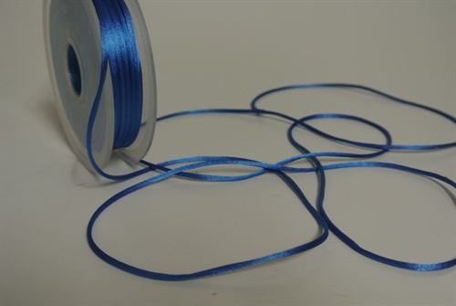 Band 25m/ 2mm, Seiden-Cord, königsblau