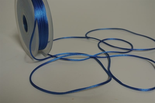 Band 25m/ 2mm, Seiden-Cord, königsblau Band 25m/ 2mm, Seiden-Cord, königsblau