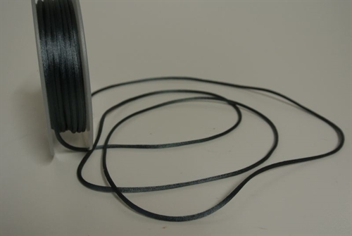 Band 25m/ 2mm, Seiden-Cord, antrazit Band 25m/ 2mm, Seiden-Cord, antrazit