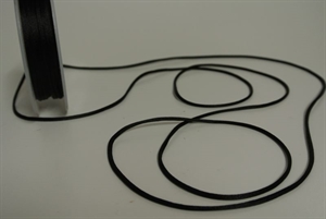 Band 25m/ 2mm, Seiden-Cord, schwarz Band 25m/ 2mm, Seiden-Cord, schwarz