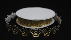 Band 10y/ 25mm, Krone ca. 350 klebend, gold Band 10y/ 25mm, Krone ca. 350 klebend, gold