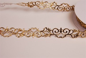 Band 10y/ 25mm, Ornament klebend, gold Band 10y/ 25mm, Ornament klebend, gold