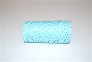 Band 50m/ 2mm, PaperCord mit Draht, hblau Band 50m/ 2mm, PaperCord mit Draht, hblau