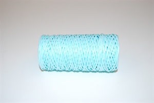 Band 50m/ 2mm, PaperCord mit Draht, hblau