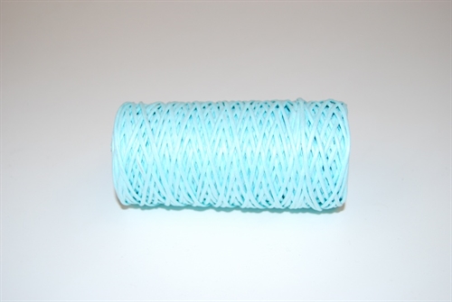 Band 50m/ 2mm, PaperCord mit Draht, hblau Band 50m/ 2mm, PaperCord mit Draht, hblau