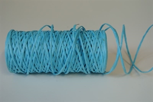 Band 50m/ 2mm, PaperCord mit Draht, türkis