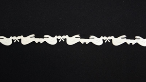 Band 25m/ 12mm, Tauben, ecru Band 25m/ 12mm, Tauben, ecru