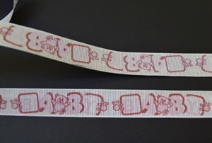 Band 15mm, Baby, rosa Band 15mm, Baby, rosa
