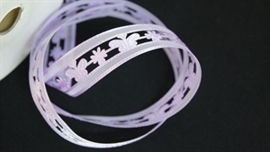 Band 25m/ 40mm, Schmetterling gestanzt, lila Band 25m/ 40mm, Schmetterling gestanzt, lila