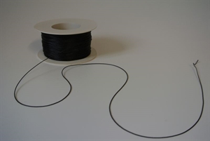 Band 200m/ 1mm, Cording, schwarz Band 200m/ 1mm, Cording, schwarz