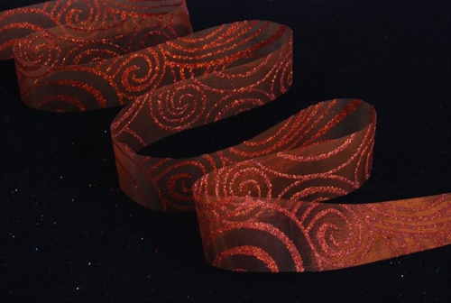 Band 20m/ 25mm, rinkeled unwired, kupfer Band 20m/ 25mm, rinkeled unwired, kupfer