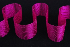 Band 20m/ 40mm, rinkeled unwired, fuchsia Band 20m/ 40mm, rinkeled unwired, fuchsia