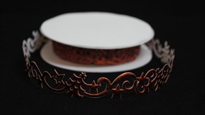 Band 10y/ 22mm, Sterne/ Tanne klebend, rot Band 10y/ 22mm, Sterne/ Tanne klebend, rot