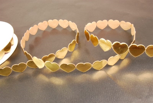 Band 10y/ 20mm, Herz gr. klebend, gold Band 10y/ 20mm, Herz gr. klebend, gold