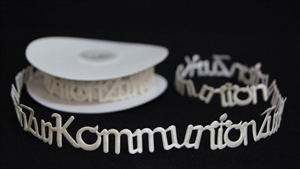 Band 10y/ 25mm, ZurKommunion 58x klebend, ecru Band 10y/ 25mm, ZurKommunion 58x klebend, ecru