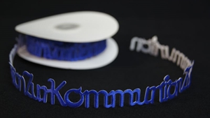Band 10y/ 25mm, ZurKommunion 58x klebend, blau Band 10y/ 25mm, ZurKommunion 58x klebend, blau