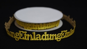 Band 10y/ 20mm, Einladung 115x klebend, gelb Band 10y/ 20mm, Einladung 115x klebend, gelb
