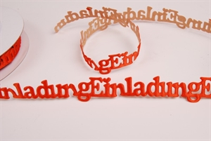 Band 10y/ 20mm, Einladung 115x klebend, orange Band 10y/ 20mm, Einladung 115x klebend, orange