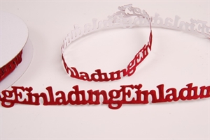 Band 10y/ 20mm, Einladung 115x klebend, stierenblut Band 10y/ 20mm, Einladung 115x klebend, stierenblut