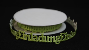 Band 10y/ 20mm, Einladung 115x klebend, hgrün Band 10y/ 20mm, Einladung 115x klebend, hgrün