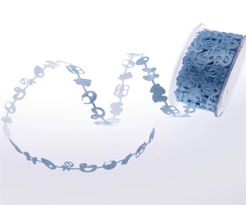 Band 20m/ 17mm, Baby Sort. klebend, hblau Band 20m/ 17mm, Baby Sort. klebend, hblau