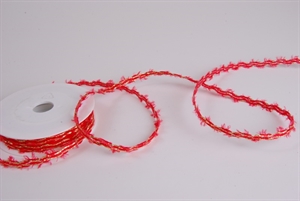 Band, 15m/ 10mm Wellen, hrot/gold Band, 15m/ 10mm Wellen, hrot/gold