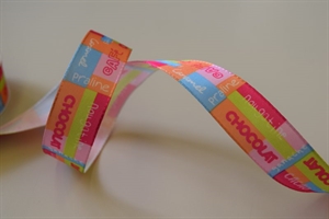 Band 25m/ 25mm, Chocolat - Café, bunt Band 25m/ 25mm, Chocolat - Café, bunt