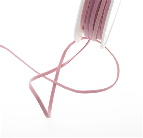 Band 25m/ 3mm, Lederkordel, rosa Band 25m/ 3mm, Lederkordel, rosa