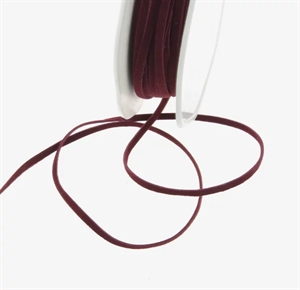 Band 25m/ 3mm, Lederkordel, bordeaux Band 25m/ 3mm, Lederkordel, bordeaux