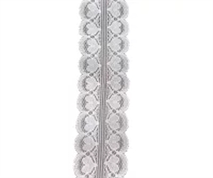 Band 20m/ 25mm, Herzchenspitze - Hochzeit, weiss Band 20m/ 25mm, Herzchenspitze - Hochzeit, weiss