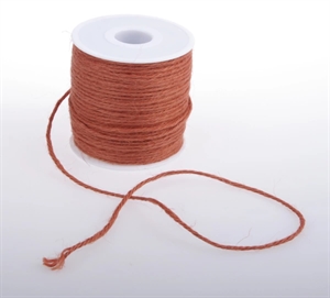 Band 100m/ 2mm, Jute-Schnur, mandarin Band 100m/ 2mm, Jute-Schnur, mandarin