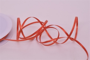 Band 50m/ 3mm, Satin m. Goldkante, rot Band 50m/ 3mm, Satin m. Goldkante, rot