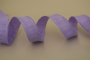 Band 20m/ 25mm, Uni gewoben 2-farbig, lila Band 20m/ 25mm, Uni gewoben 2-farbig, lila