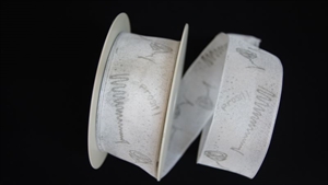 Band 20m/ 40mm, Prosit, silber Band 20m/ 40mm, Prosit, silber