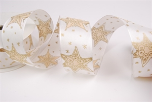 Band 20m/ 40mm, Stern, creme Band 20m/ 40mm, Stern, creme